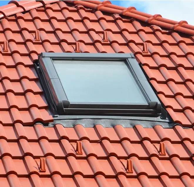 Window genie skylight roof.